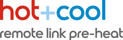 Il logo del Dyson Hot+Cool Remote Link Pre-heat.