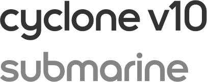 Logo del Dyson Cyclone V10 Submarine.